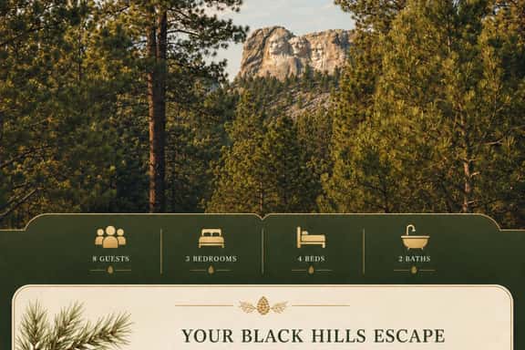 Grizzly Bear Creek- Mt Rushmore Views- w/ Hot tub - Image 1